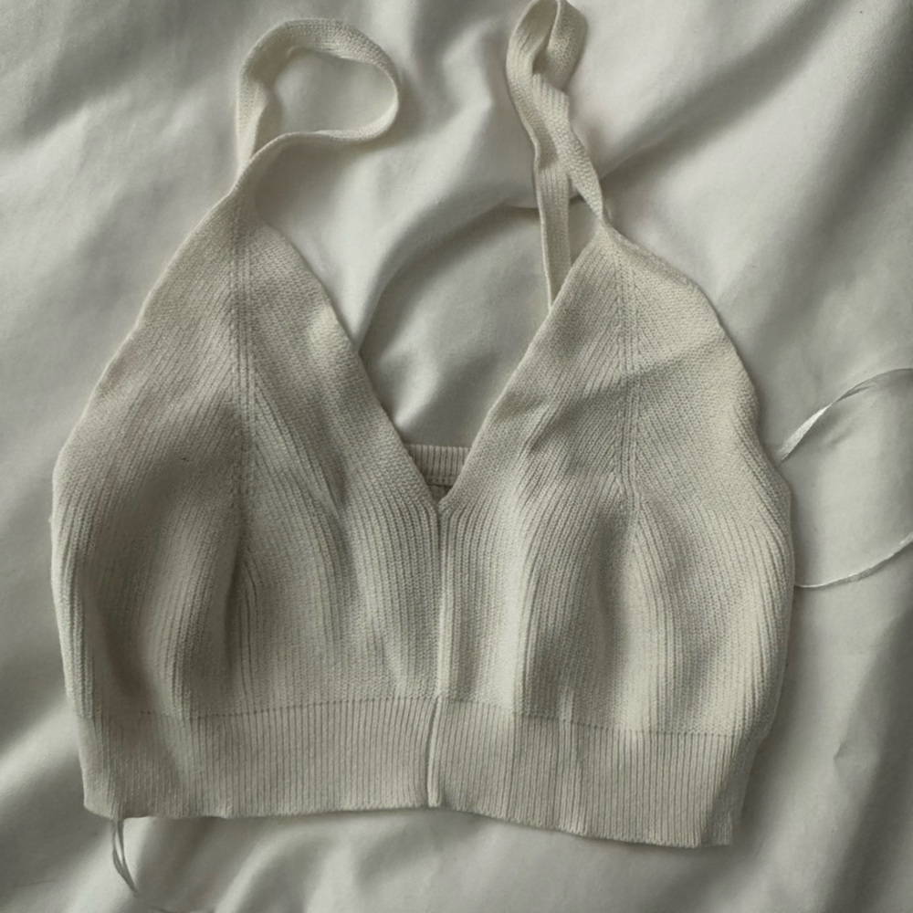 White crop tank